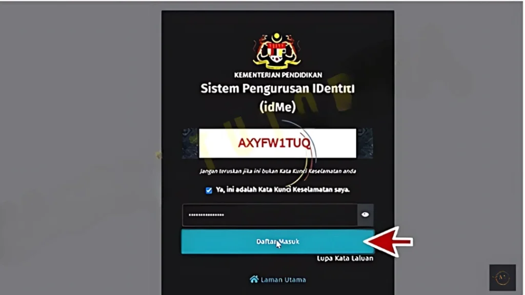 Setelah selesai, klik butang Daftar