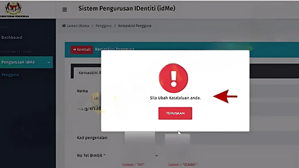 sahkan frasa keselamatan anda