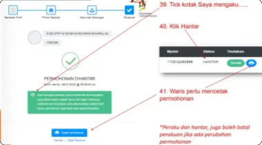 Saya Akui dan klik Hantar