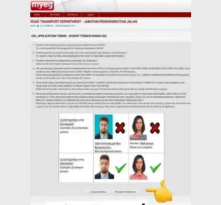 Baca Terma & Syarat dan klik Teruskan.